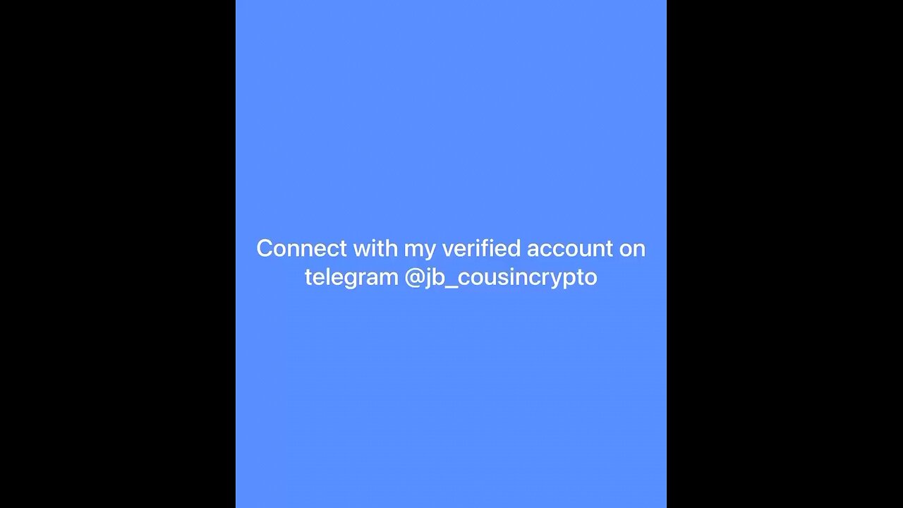 connect with my on telegram on my verified telegram account