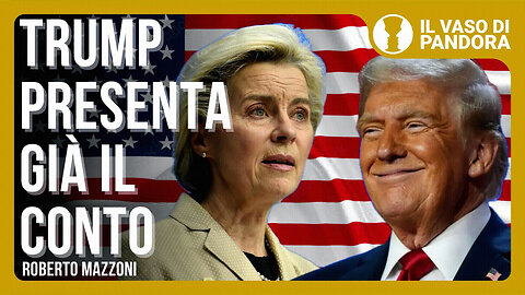 #ROBERTO MAZZONI - “TRUMP PRESENTA GIÀ IL CONTO!! WASHINGTON SA CHE NON PUÒ FARE LA GUERRA A IRAN E CINA!!”