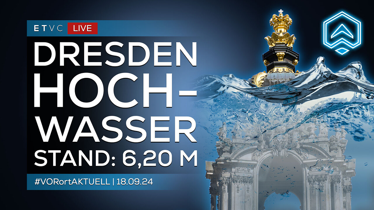 🟥 LIVE | DRESDEN: Wie hoch steht das HOCHWASSER? | #VORortAKTUELL