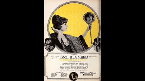 Movie from the Past - Forbidden Fruit - 1921