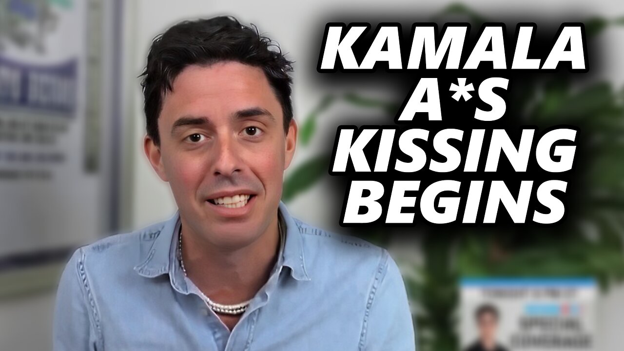 The Kamala A*s Kissing By The Media BEGINS And It's More Annoying Than You Think...