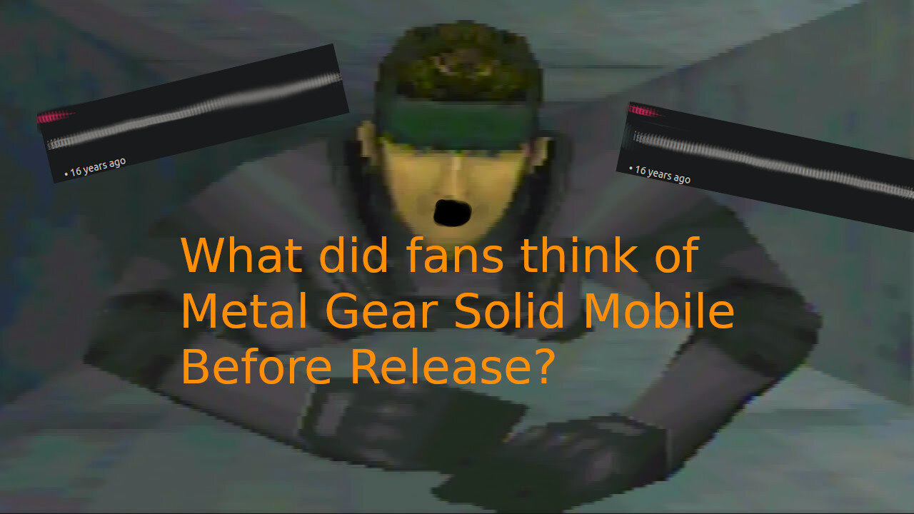 What Did Fans Think of Metal Gear Solid Mobile Before Release?