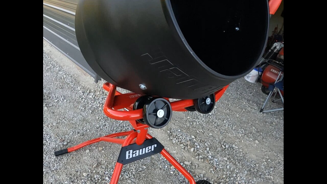 Harbor Freight Bauer concrete mixer part 1
