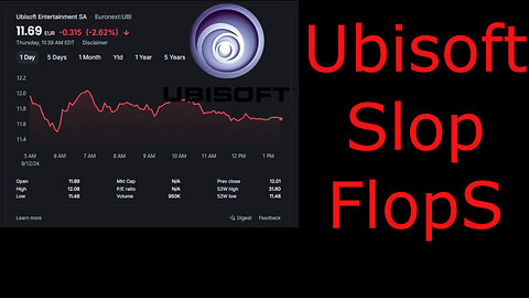 Ubisoft Stock CRASHES as they peddle SLOP