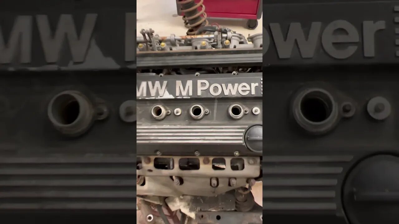 BMW E34 M5 S38B36 Engine #shorts #bmw #cars #automotive #diy #bmwm5 #bmwe34 #restoration #mechanic