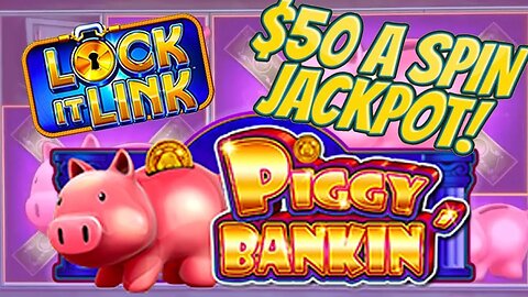 ✦ HIGH LIMIT ✦ Huge $50 Spins on Piggy Bankin' 🐷BONUS JACKPOT! | Raja Slots