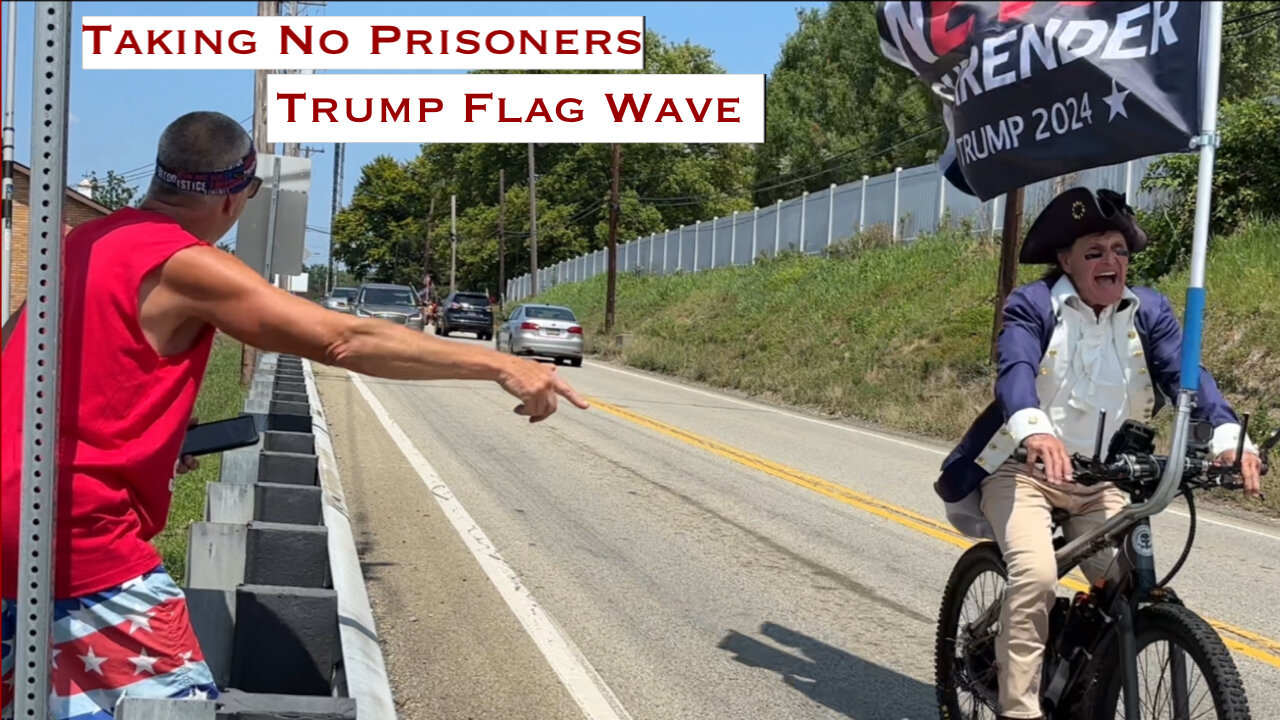 Trump Flag Wave-South Park, Pa