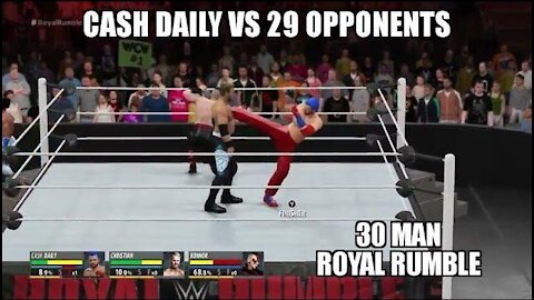 Cash Daily at the Royal Rumble