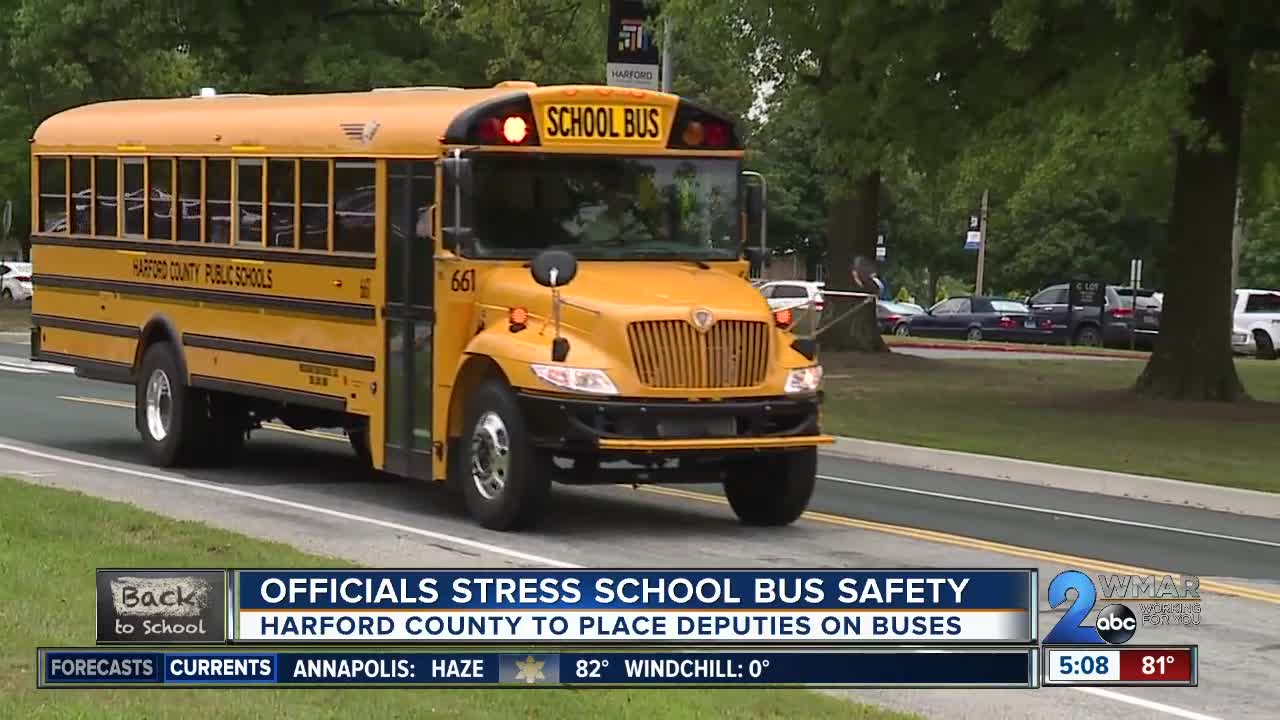 Officials stressing school bus safety as summer comes to an end