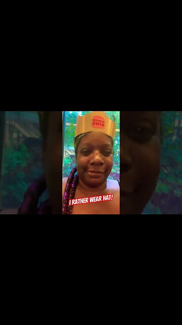 Someone gave me this hat dis morning skit #blackyoutube #comedy#burgerking #hiphop #short