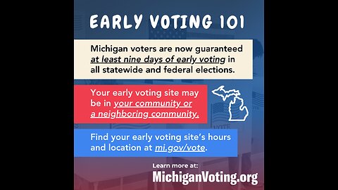 Early voting in Michigan