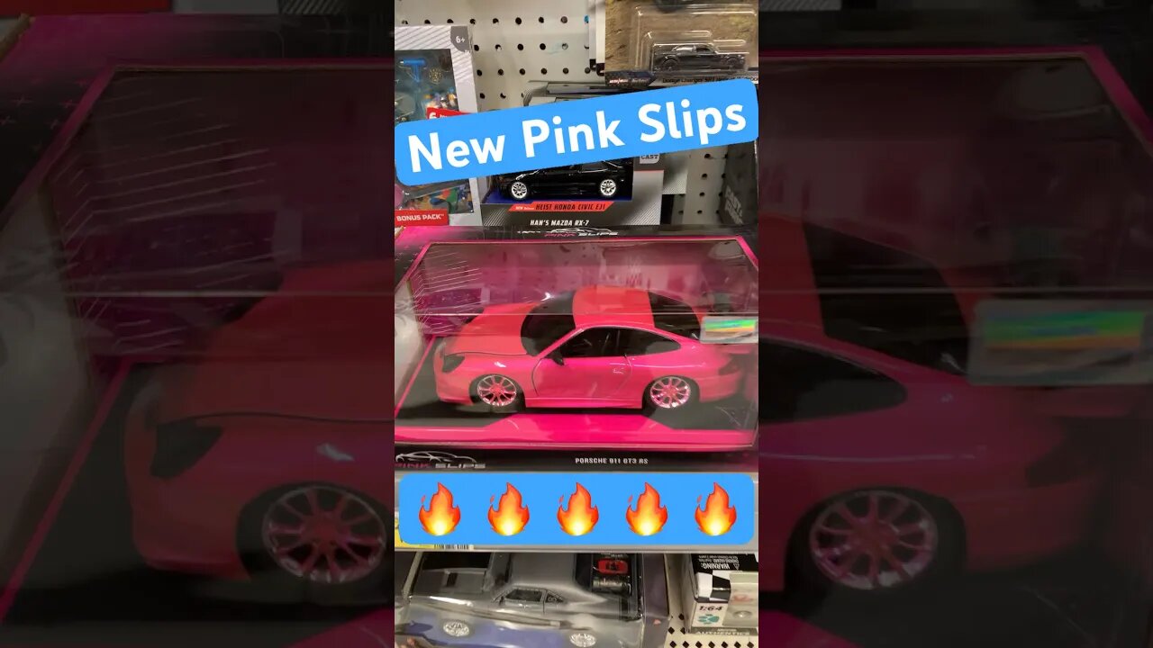 New Jada Pink Slips: Porsche, Corvette, 720s - 1:24 Showcase! #shorts #diecast #jada #porsche