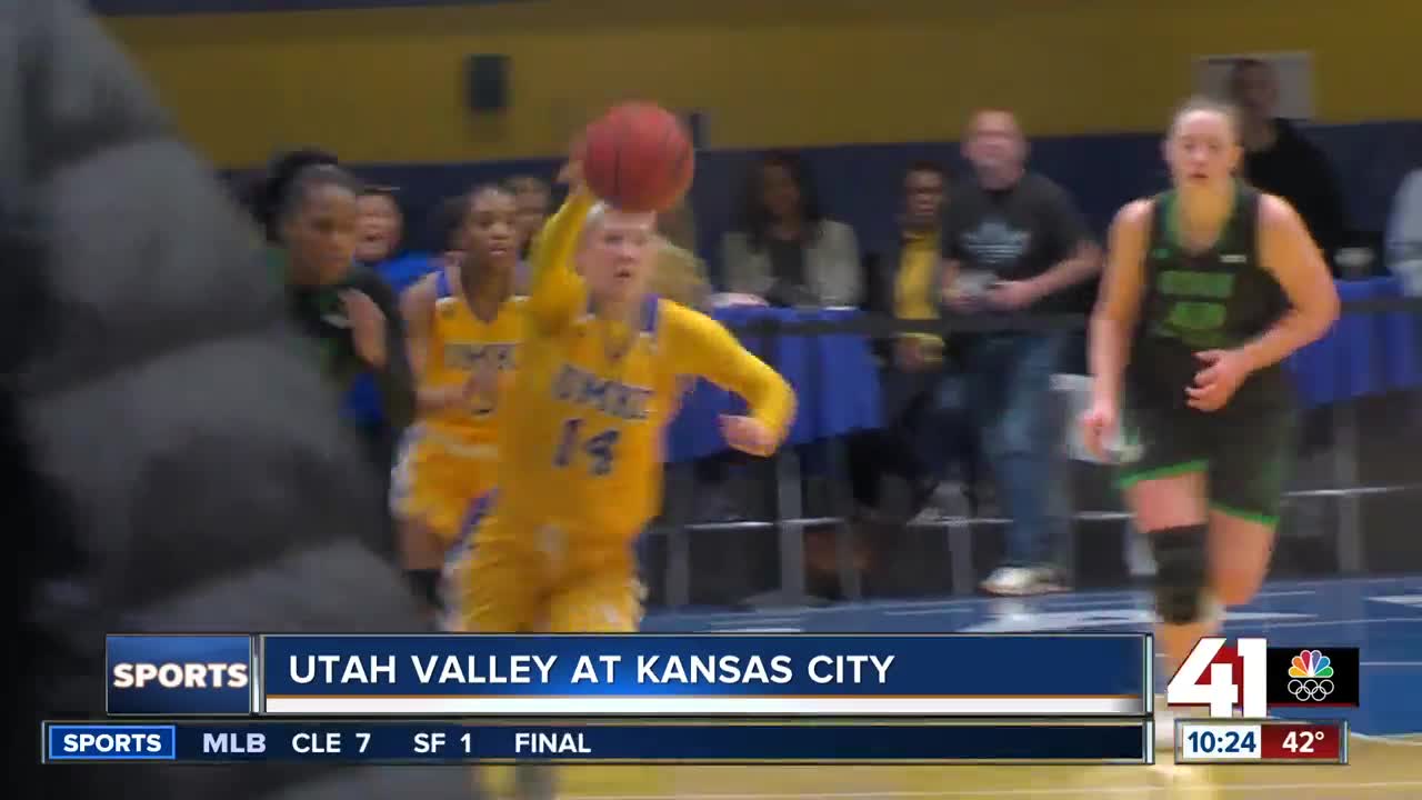 UMKC women clinch first place