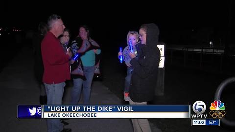 Nik Kayler remembered at Lake Okeechobee with 'Light up the Dike' event