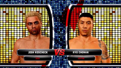 UFC Undisputed 3 Gameplay Ryo Chonan vs Josh Koscheck (Pride)