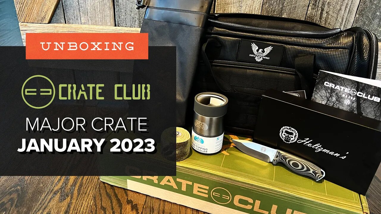 Not a Push-Over! - Unboxing the Crate Club Major Crate: January 2023