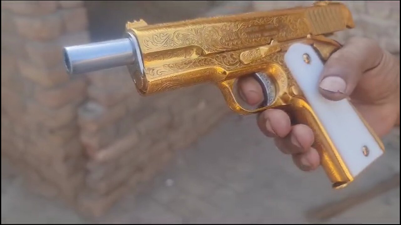 Gold Plated pistol