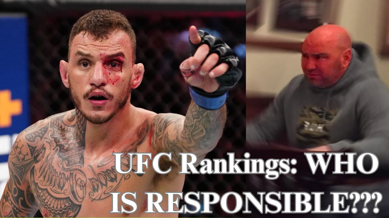 UFC Rankings: Moicano Getting Screwed, Dana Appalled; WHO REALLY CONTROLS THE RANKINGS???