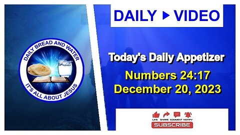 Today's Daily Appetizer (Numbers 24:17)