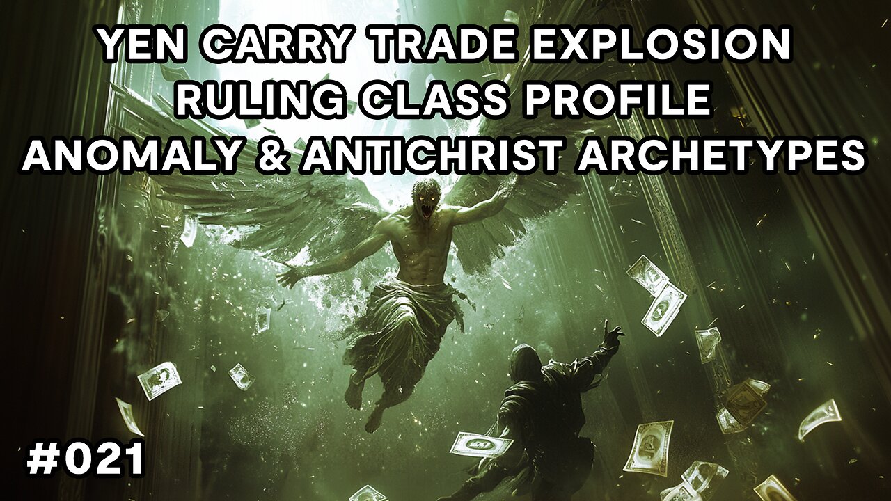 Yen Carry Trade Explosion, Ruling Class Profile, Anomaly and Antichrist Archetypes