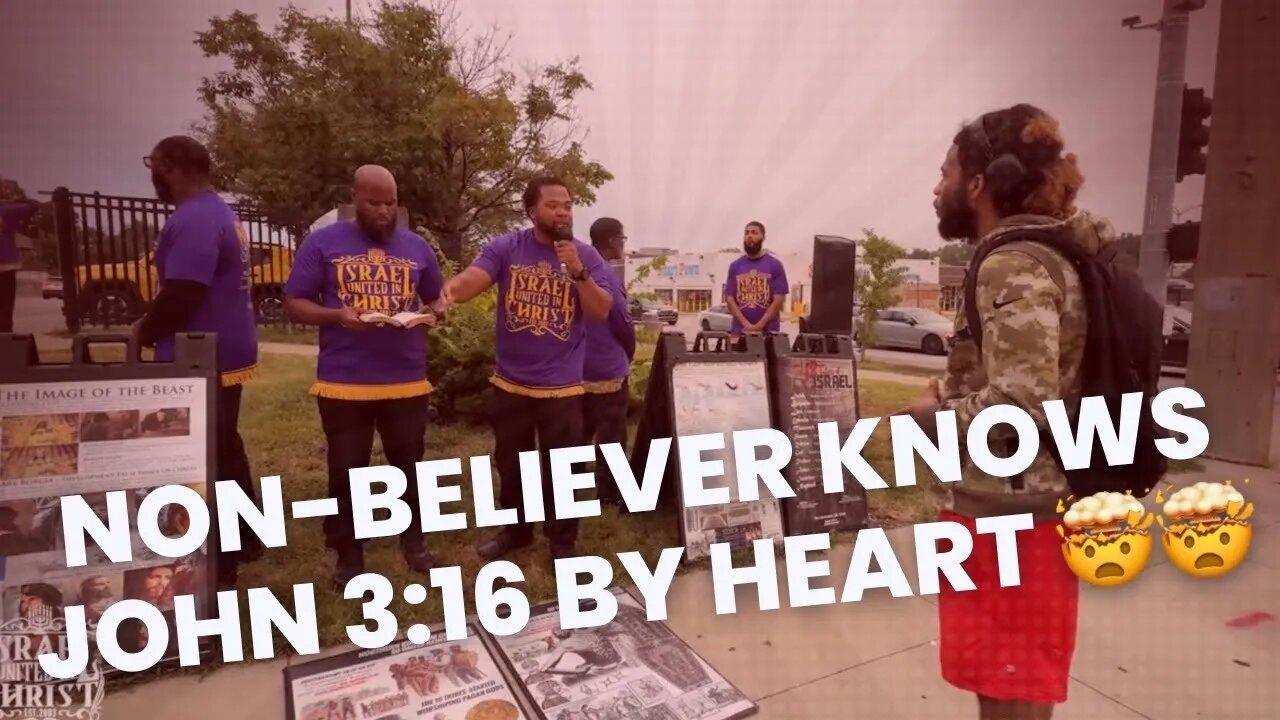 Non-Believer Knows John 3:16 By Heart 🤯🤯