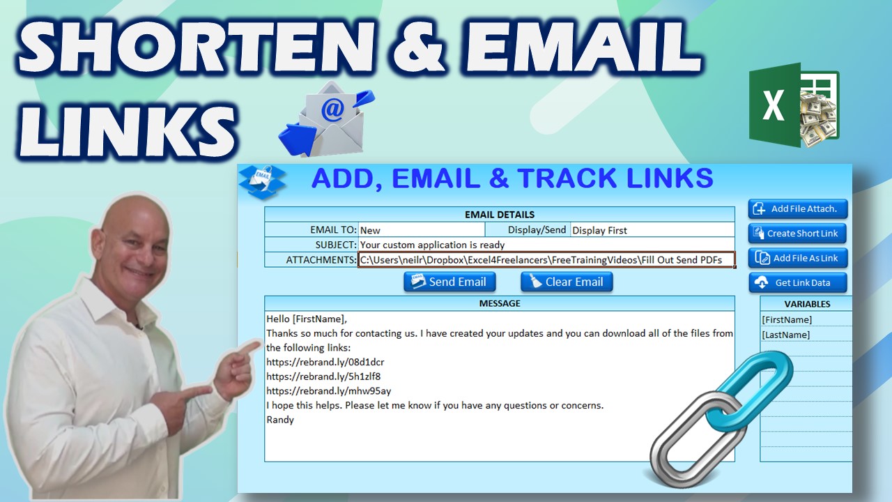 Learn How To Automatically Shorten AND Track Links With Excel [Free Download]