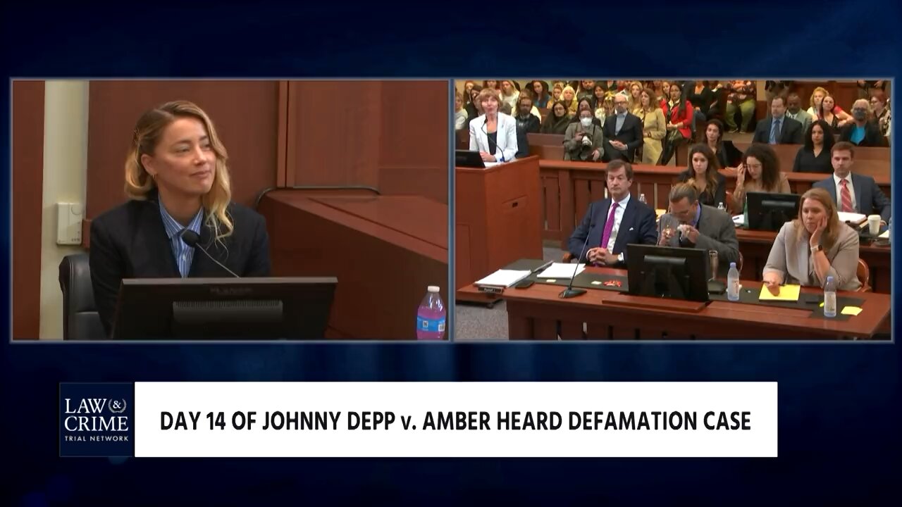 Amber Heard testified in her own defense that it is horrible for her to sit in court for weeks