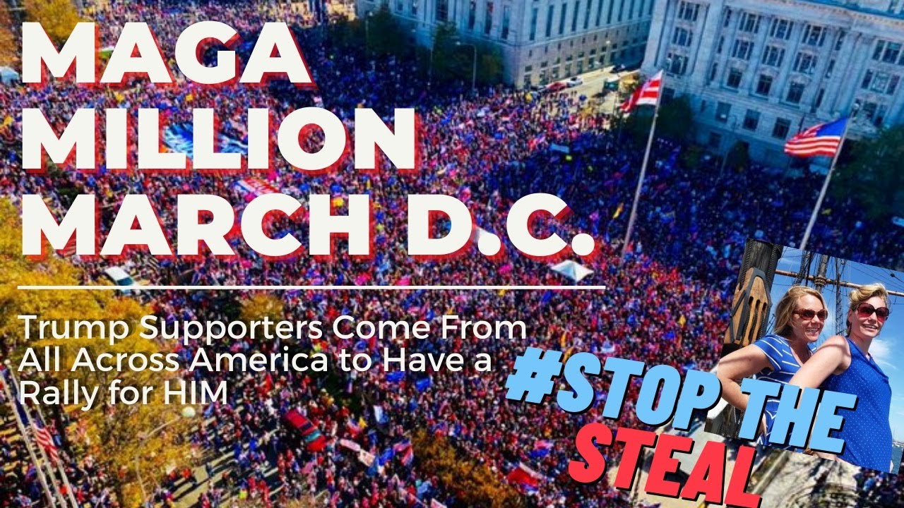 MAGA Million March PACKS DC; #March4Trump, Trump Drives By 11.14.20