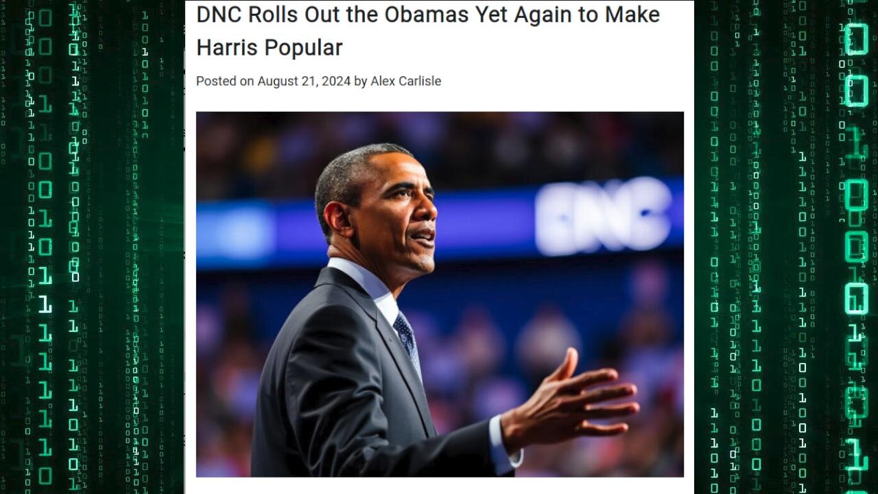 DNC ROLLS OUT OBAMAS TO MAKE KAMALA POPULAR