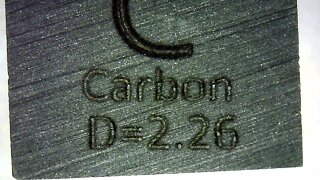 Carbon Metal Review Video 10mm Density Cube 99.99% Pure