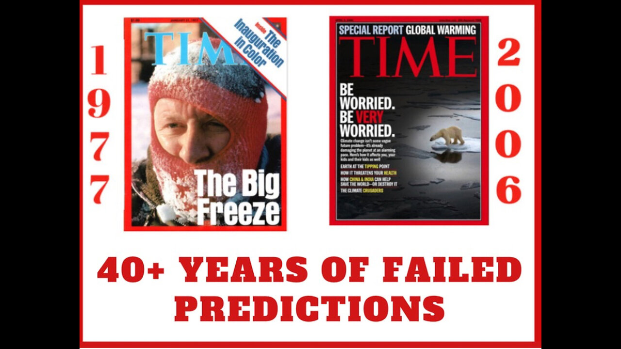 Climate Change: 40 Years of Failed Predictions