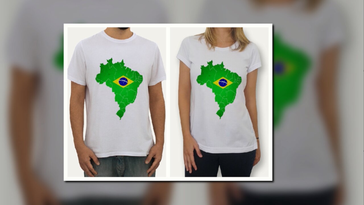 CAMISA DO BRASIL, BANDEIRA DO BRASIL. SAMER BRASIL (COLAB55)