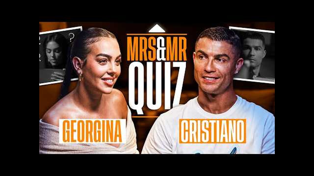 Cristiano Ronaldo y Georgina REVEAL ALL in the Couples Quiz