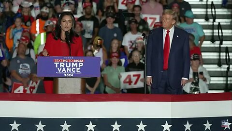 BREAKING: Tulsi Gabbard Announces She Is Officially Joining The Republican Party At Trump NC Rally