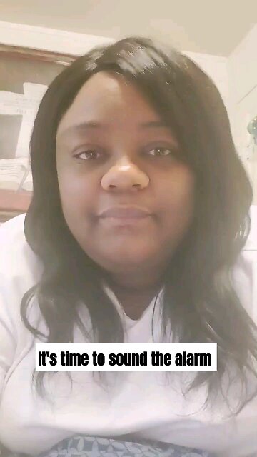It's time to sound the alarm
