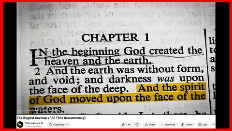 Video Advice - The Biggest Coverup of All Time (Documentary)