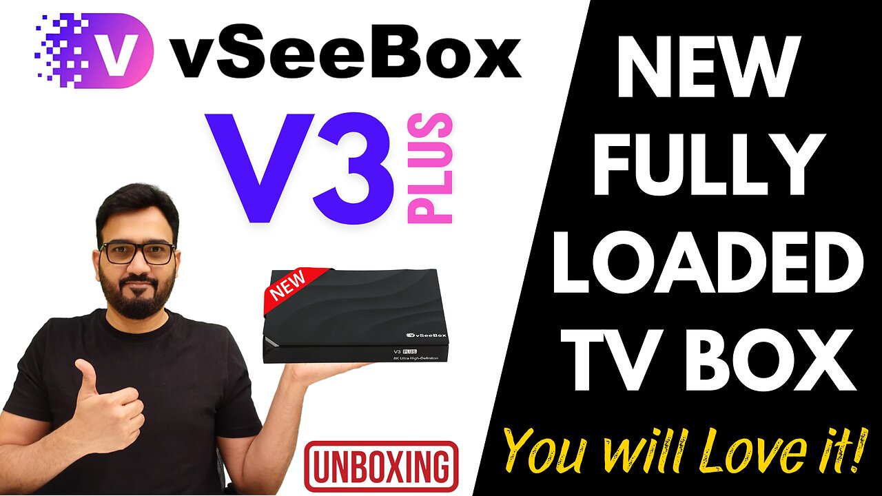 NEW vSeeBox V3 Plus Android TV Box 2024 | UNBOXING REVIEW