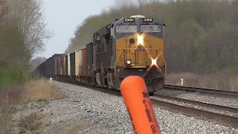 CSX B158 Empty Coke Express Train from Sterling Ohio April 15, 2023