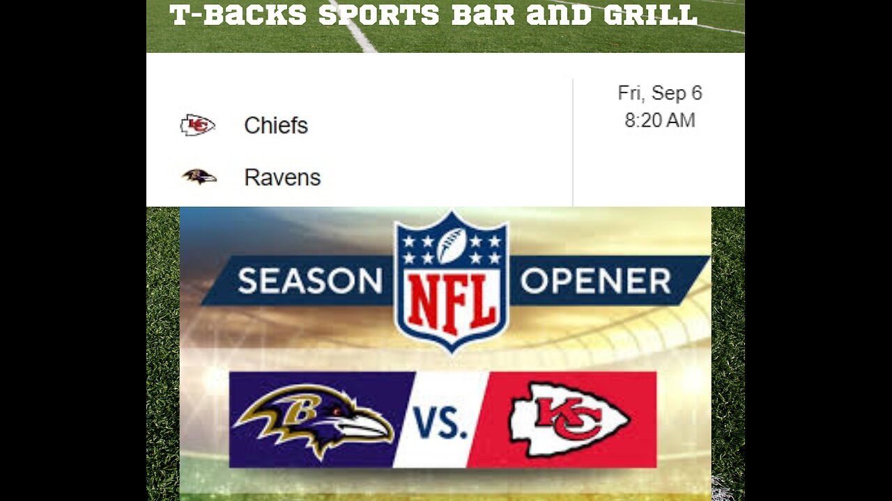 T-Backs Sports Bar and Grill Sports Schedule and Chicken Fajitas special for Friday Sept 06, 2024