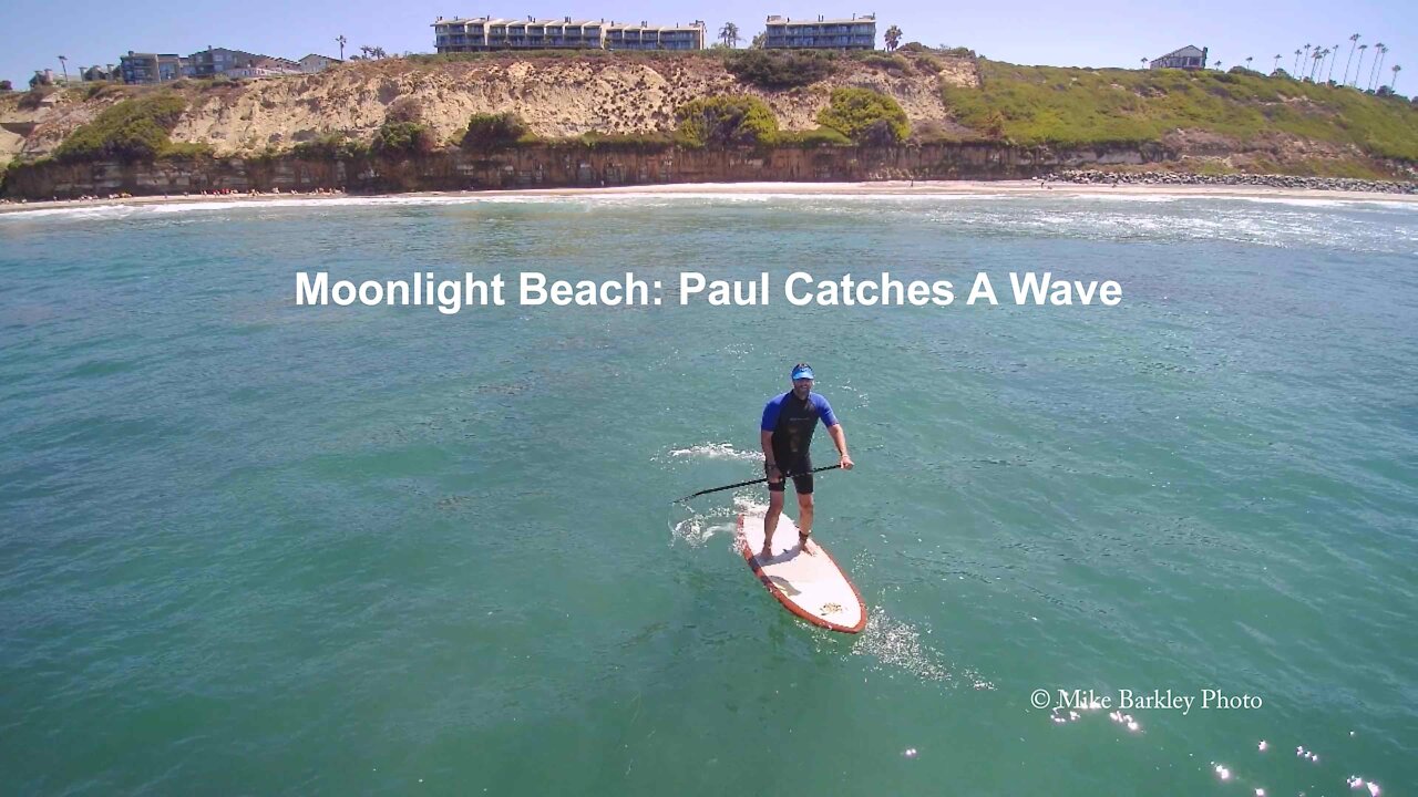 Moonlight Beach: Paul Catches A Wave