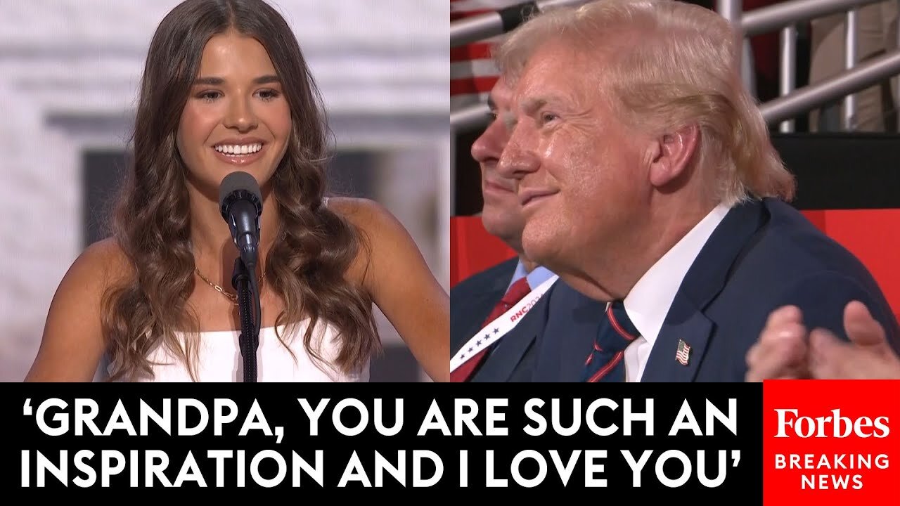 SURPRISE RNC MOMENT: Trump's Granddaughter Kai Comes Onstage And Praises Grandfather