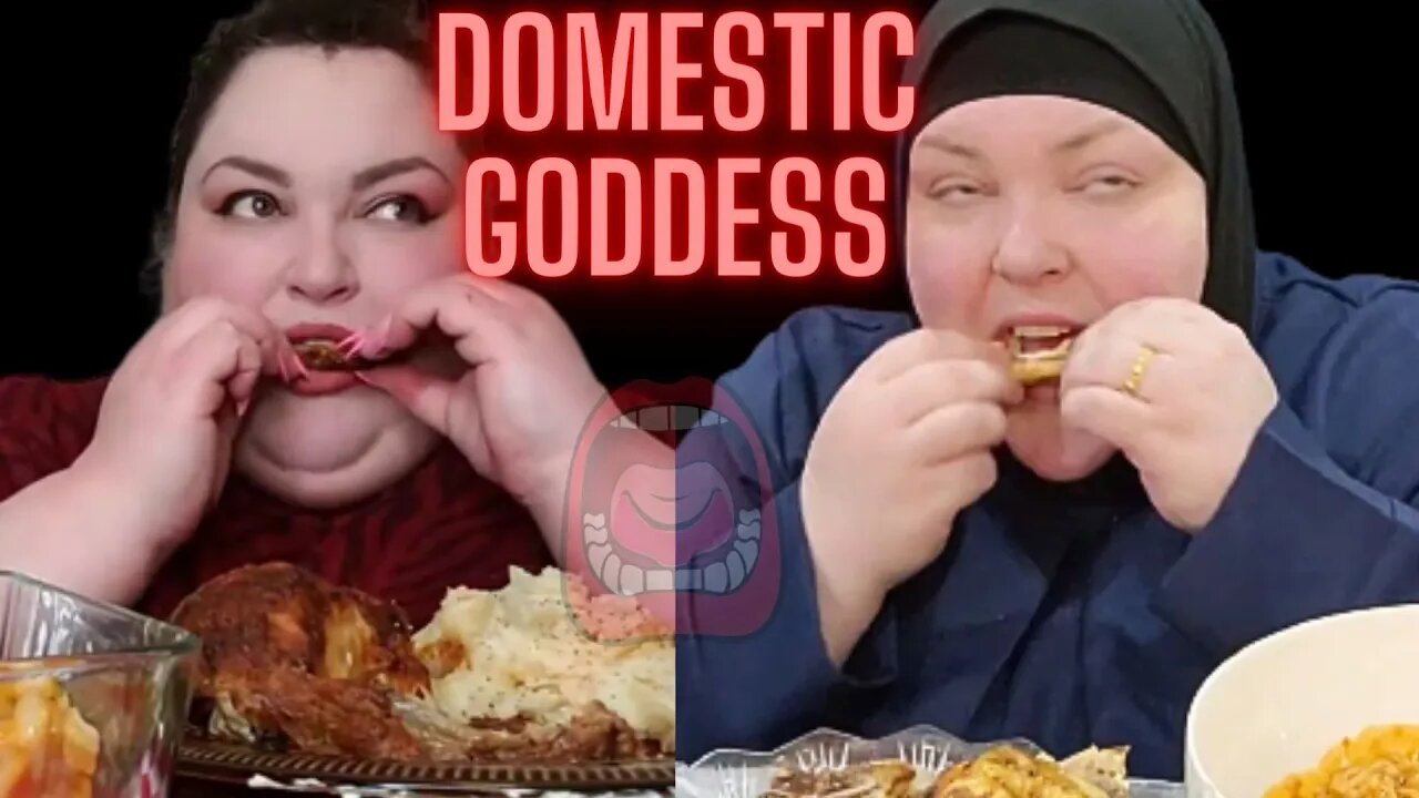 Foodie Beauty Domestic Goddess Rotisserie Chicken Mukbang Today VS 3 Years Ago Before The Move