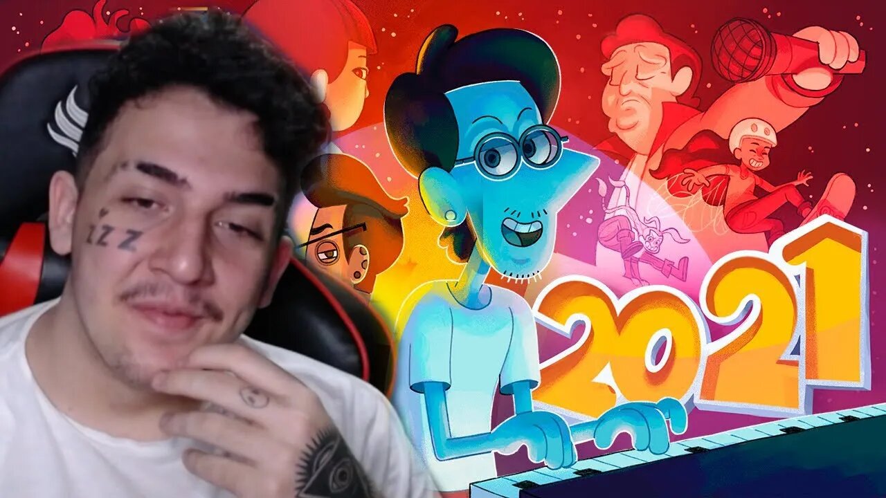 LÉO MURIEL REAGE: RETROSPECTIVA ANIMADA 2021 ♫ - ft Lucas Inutilismo | CANAL NOSTALGIA