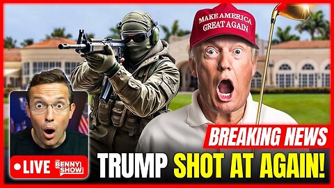 EMERGENCY: Second Trump Assassination Attempt Right NOW, Secret Service OPENS FIRE, Trump Shot At