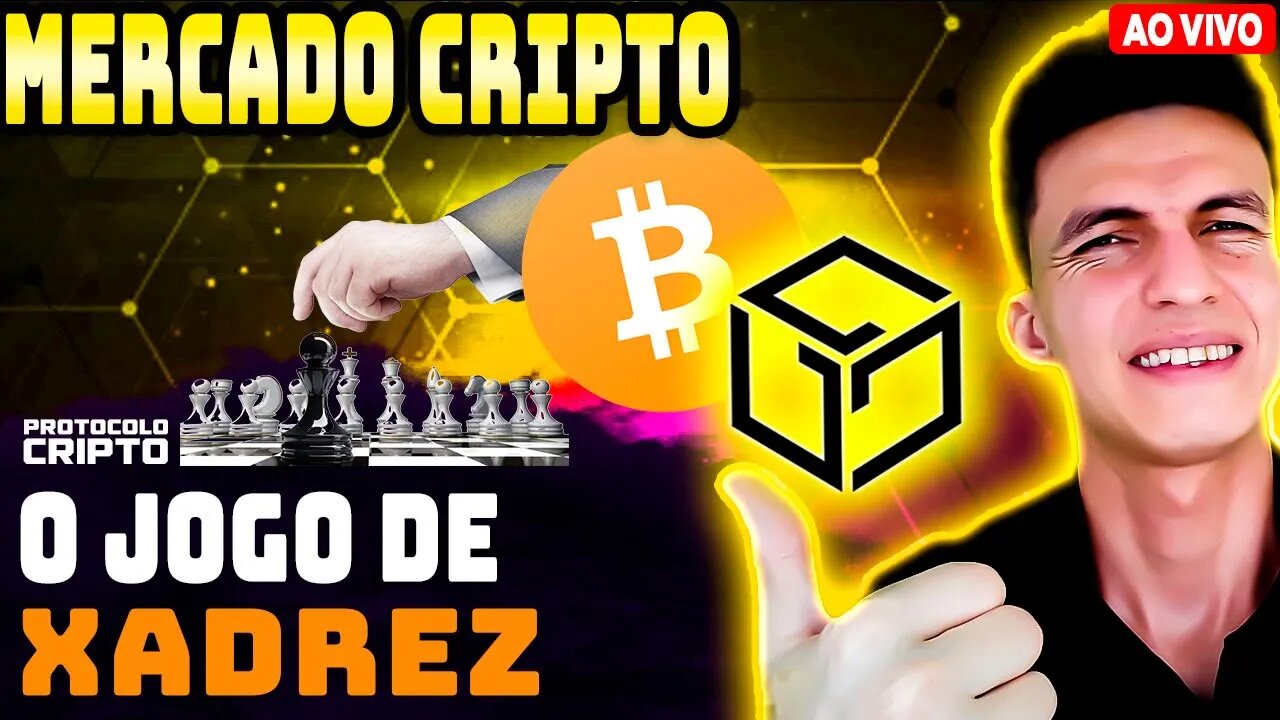 🟢 GALA GAMES + BITCOIN E Mercado Cripto ao Vivo (O JOGO DE XADREZ EM JUNHO)