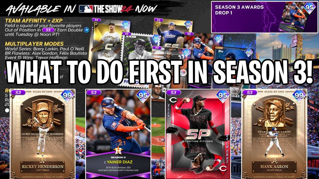 The First Missions To Do When Starting Season 3 Of MLB The Show 24!