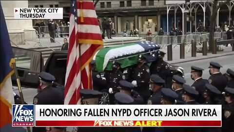 Police Officers Left Furious As NYPD Officer Laid To Rest