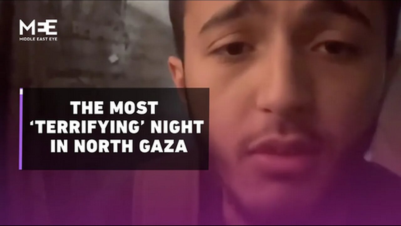 Palestinian content creator describes attack in northern Gaza as the most “terrifying”