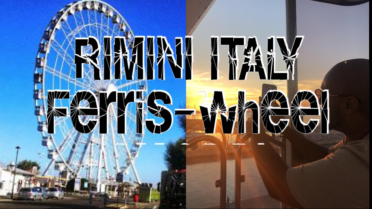 Ferris-wheel In Rimini beach Italy