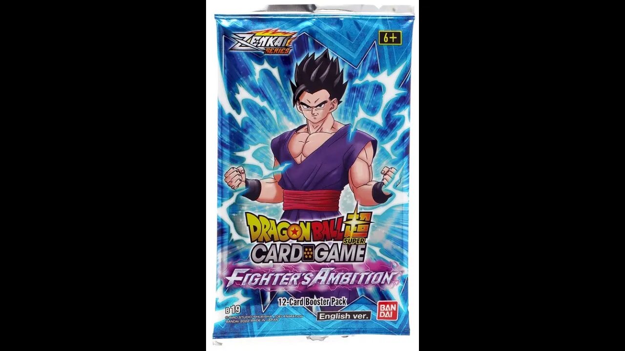 Opening A Dragon Ball Super TCG: Fighter's Ambition Booster Pack #1